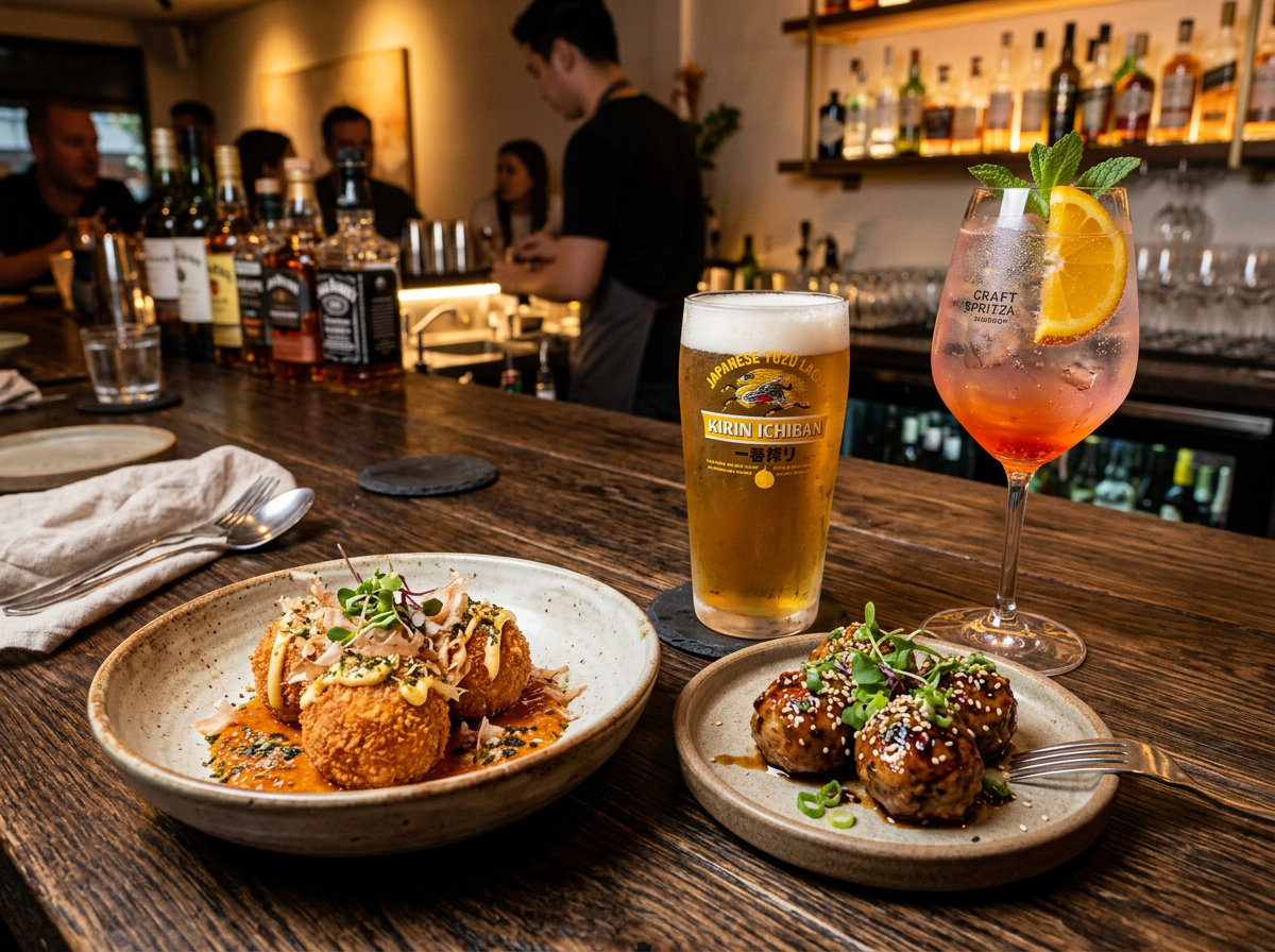 Wagyu Meatballs and Arancini