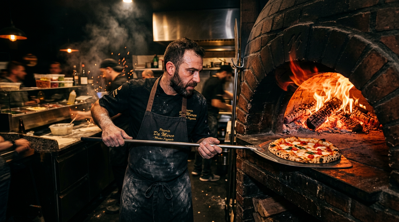 Custom Wood-Fired Oven at Pizza Studio Tamaki